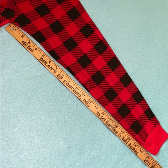 JACKLYN APPAREL jogger style red black checkered pajama pants soft cozy size XS - Picture 7 of 7